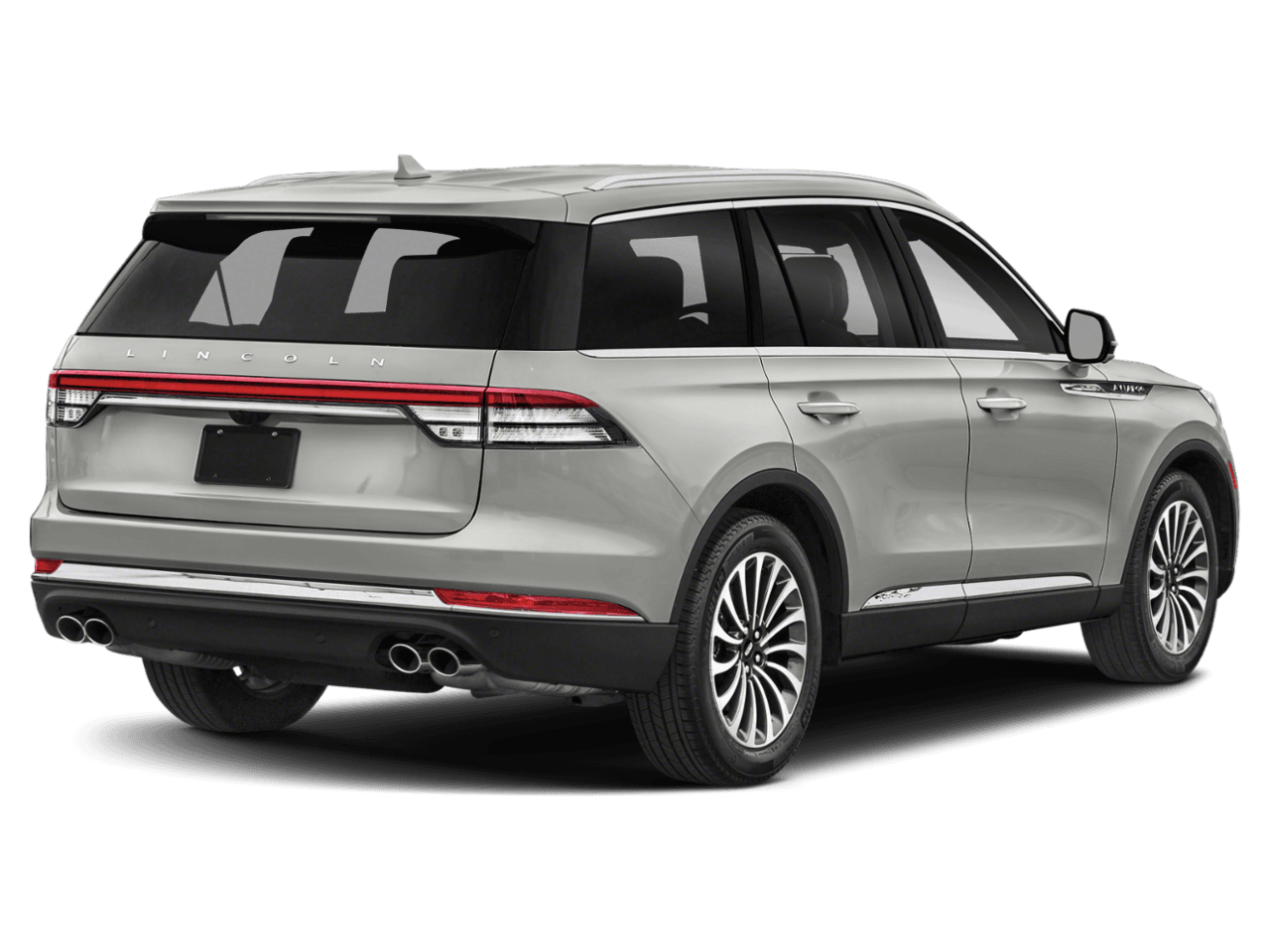2022 Lincoln Aviator Reserve - Rear 3/4, facing to the right