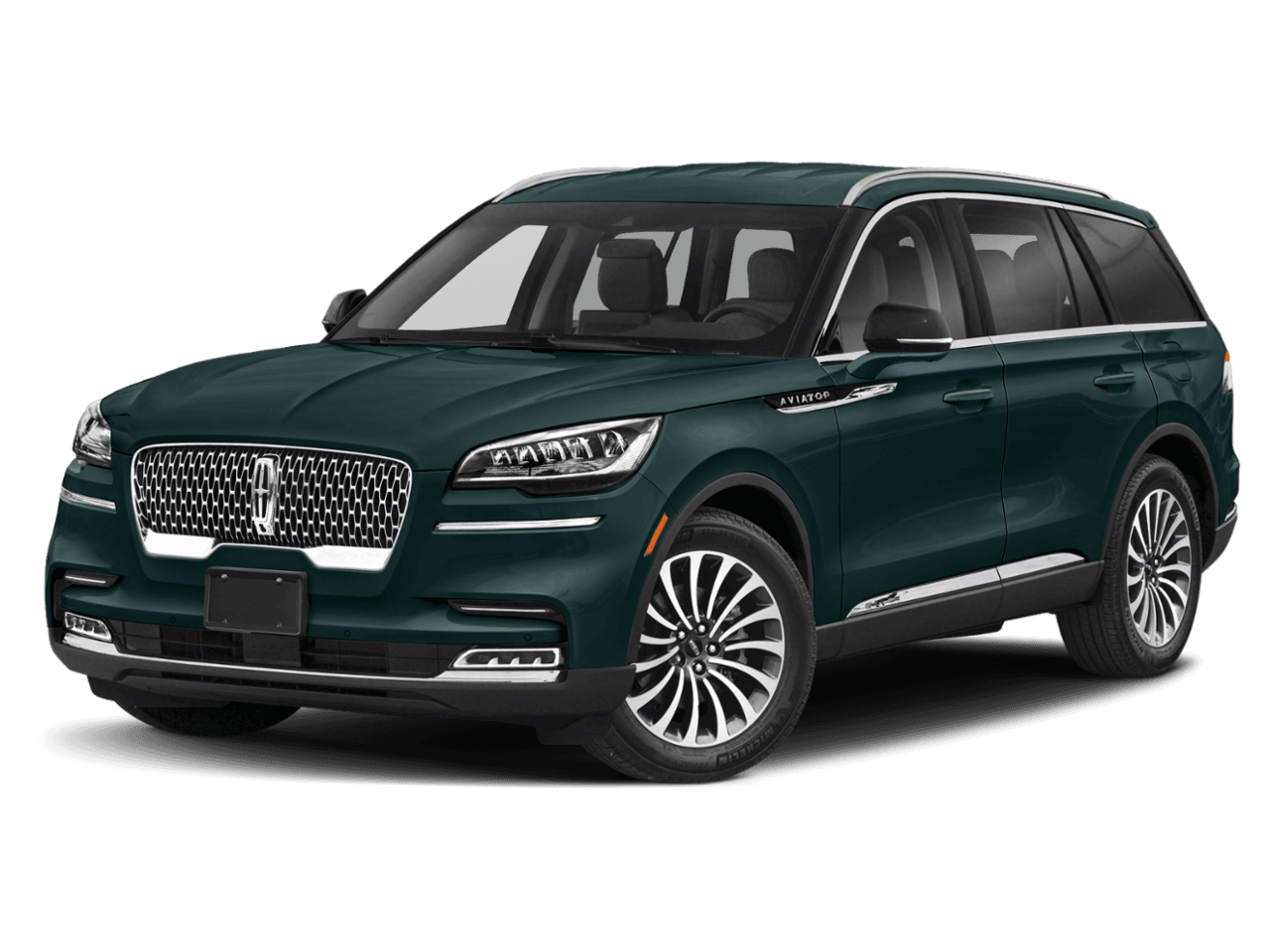 2022 Lincoln Aviator Standard - Front 3/4, facing to the left