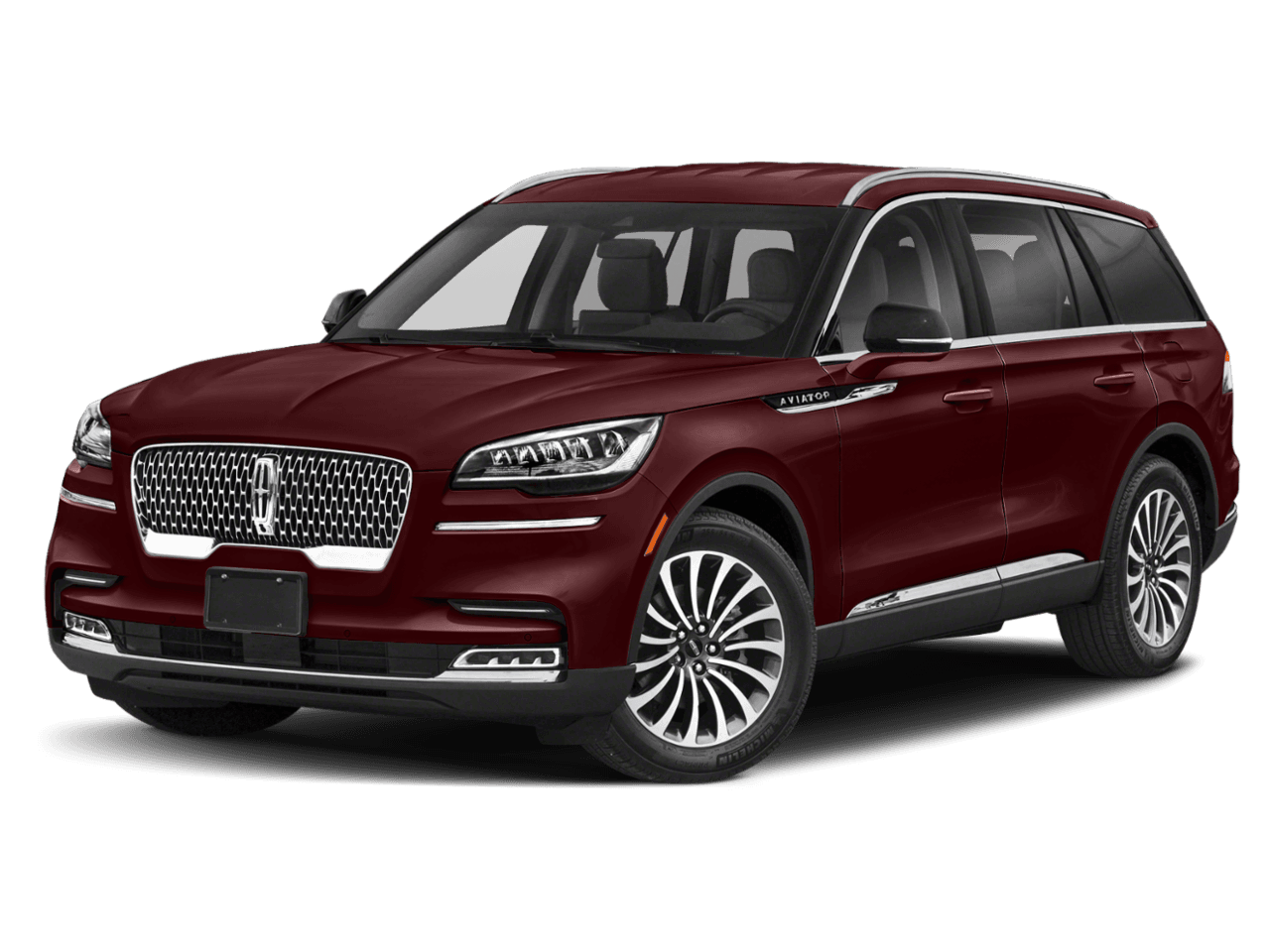 2022 Lincoln Aviator Standard - Front 3/4, facing to the left