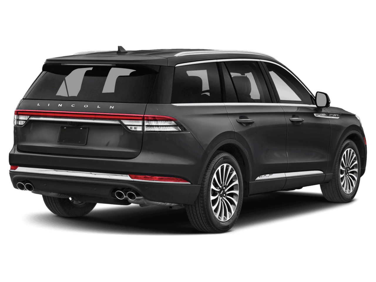2022 Lincoln Aviator Standard - Rear 3/4, facing to the right