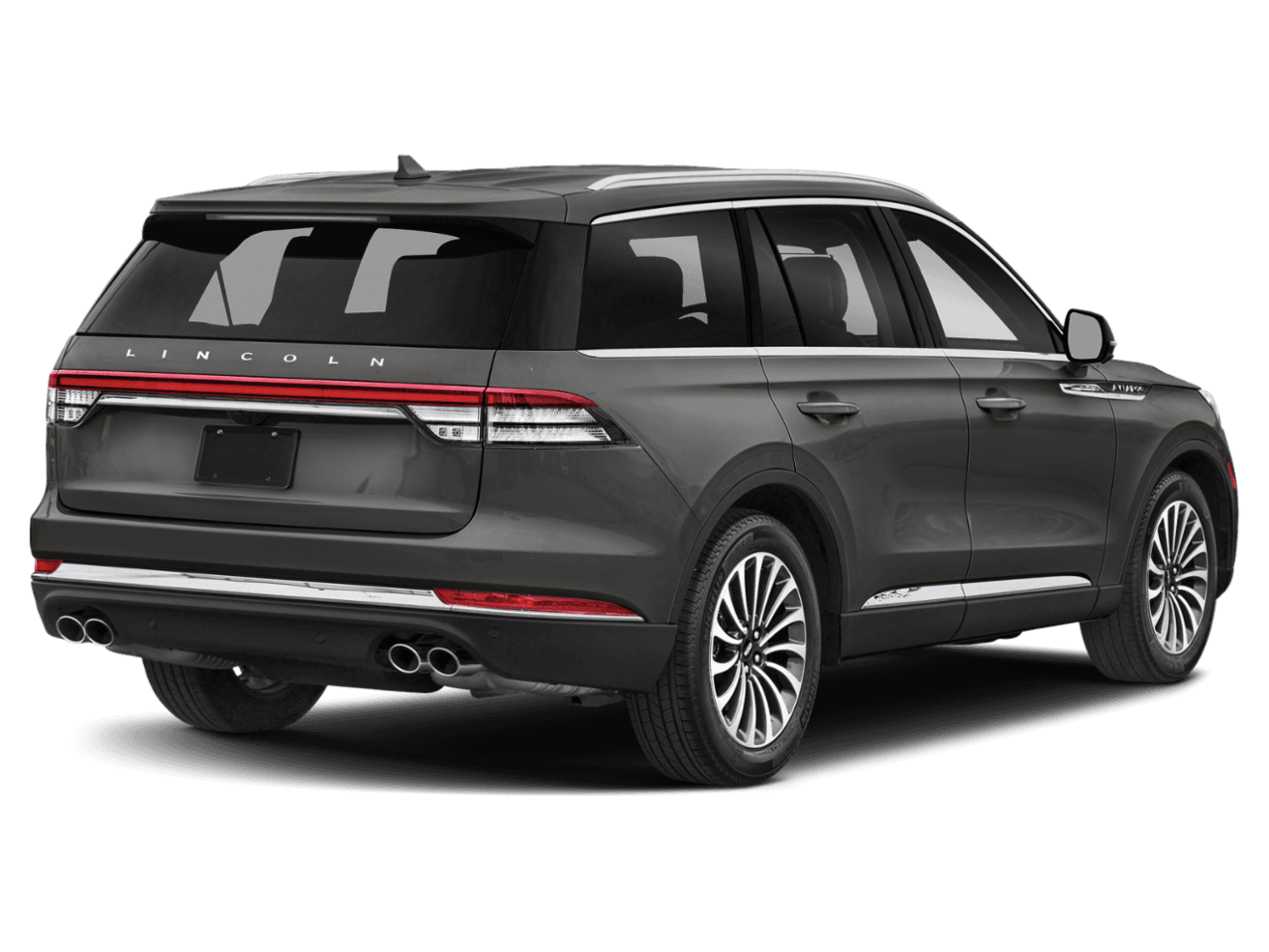 2022 Lincoln Aviator Standard - Rear 3/4, facing to the right