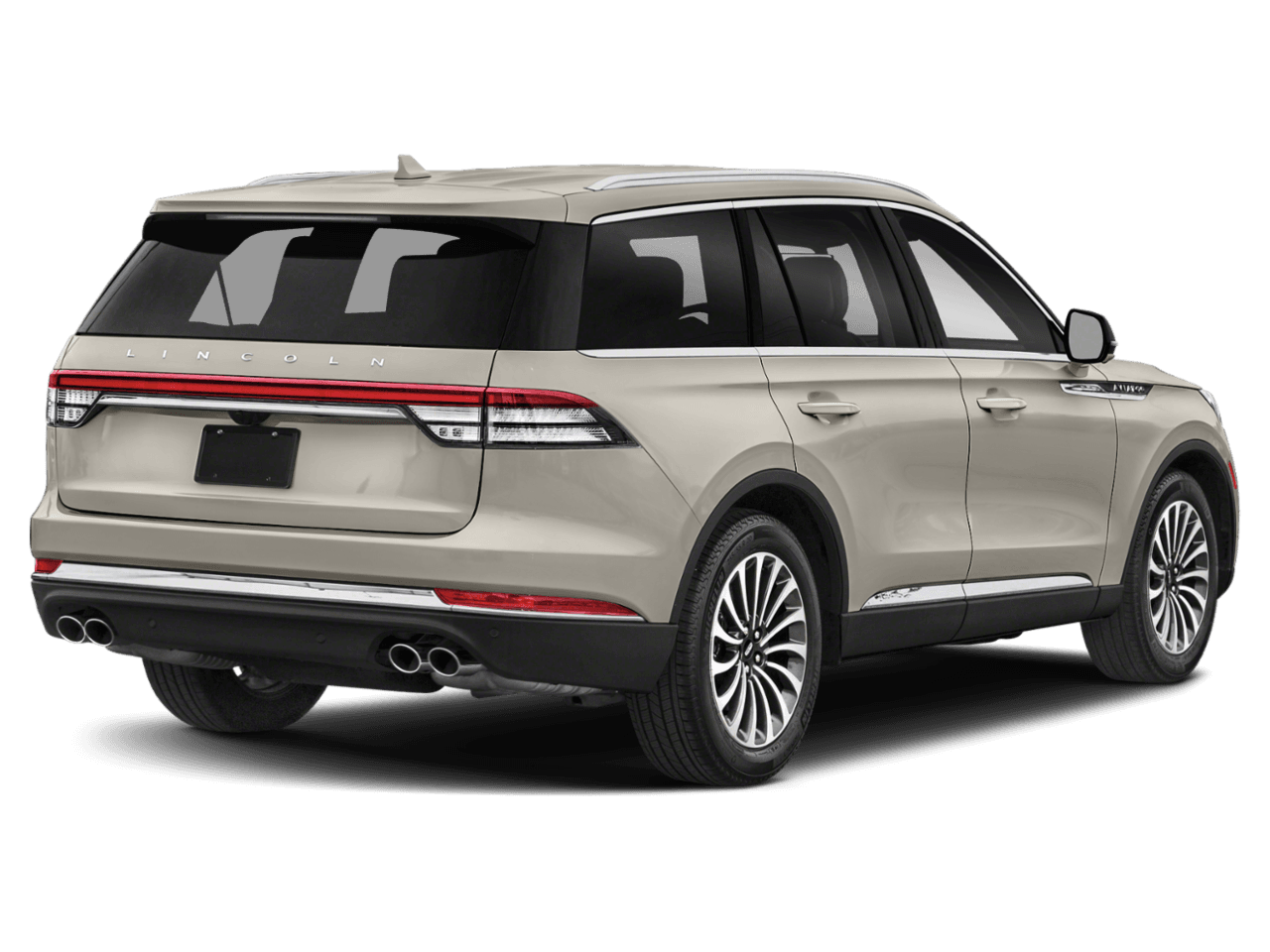 2022 Lincoln Aviator Standard - Rear 3/4, facing to the right