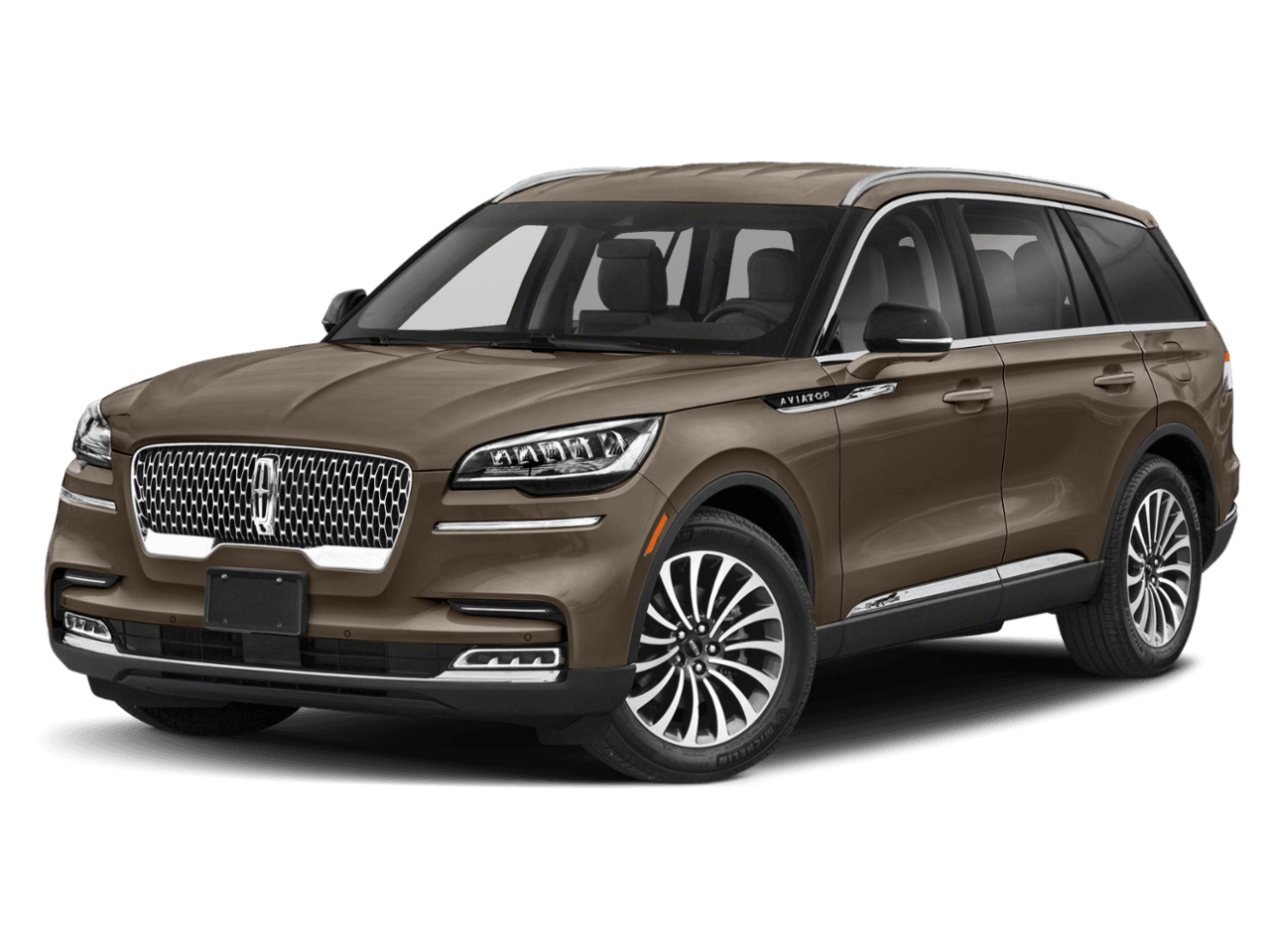 2022 Lincoln Aviator Reserve - Front 3/4, facing to the left