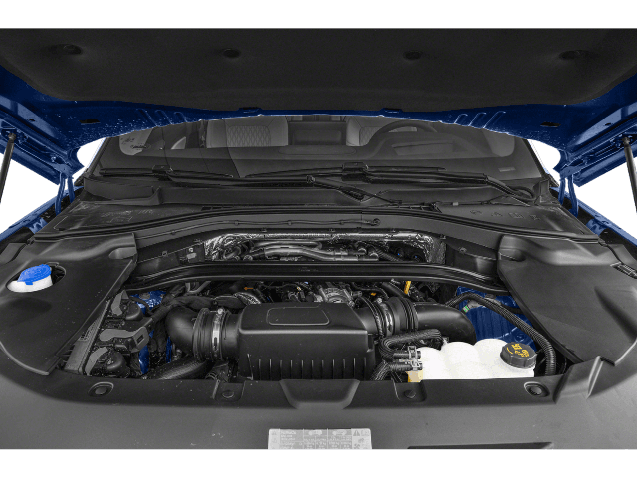 2022 Lincoln Aviator Black Label - Interior Engine Shot Feature