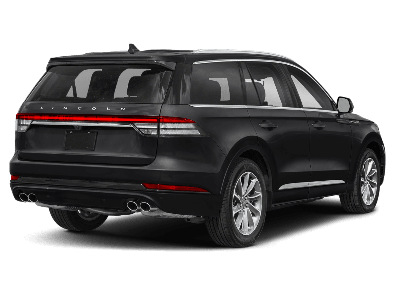 2022 Lincoln Aviator Grand Touring - Rear 3/4, facing to the right