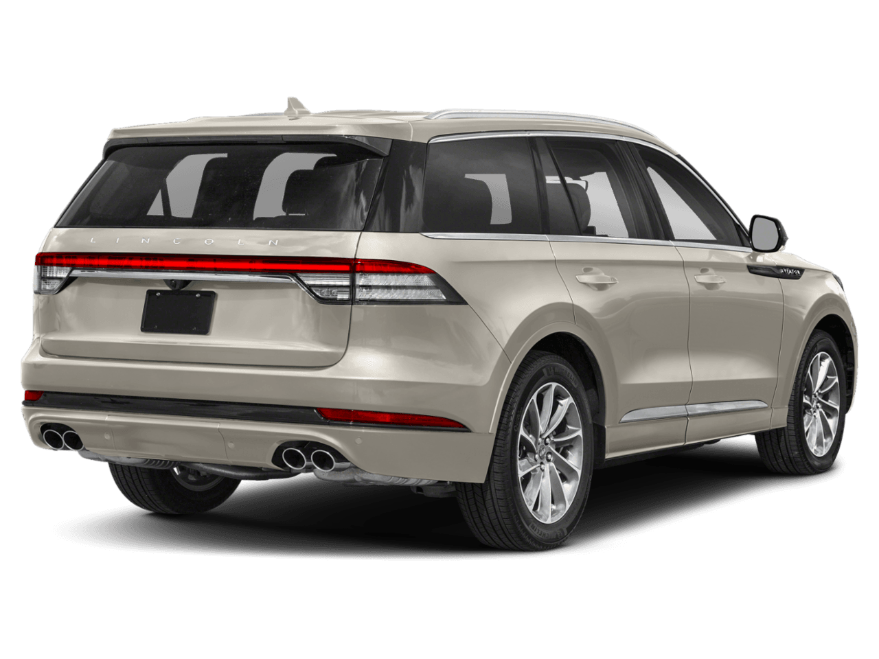 2022 Lincoln Aviator Grand Touring - Rear 3/4, facing to the right