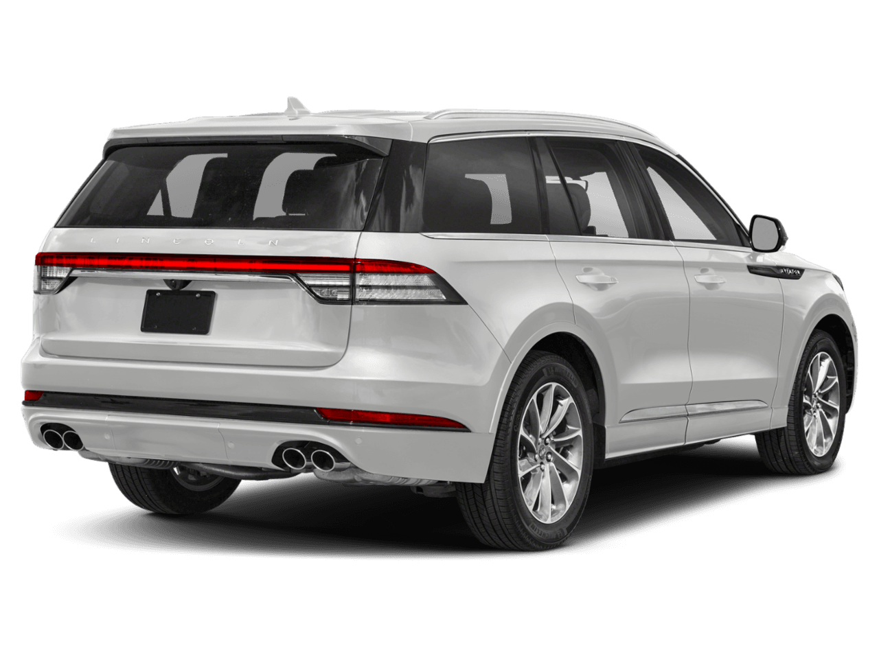 2022 Lincoln Aviator Grand Touring - Rear 3/4, facing to the right