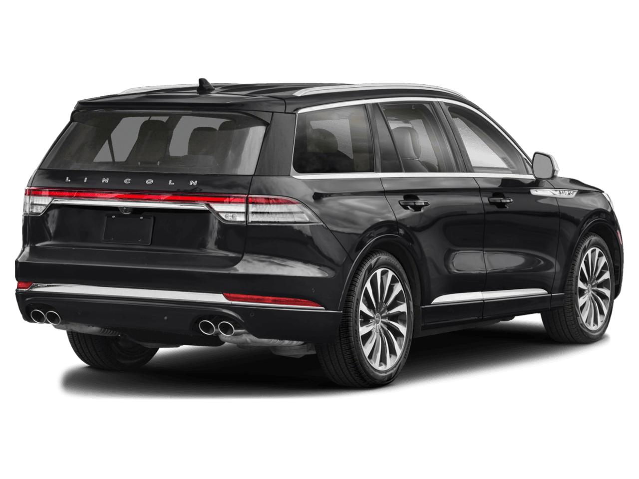 2022 Lincoln Aviator Black Label Grand Touring - Rear 3/4, facing to the right