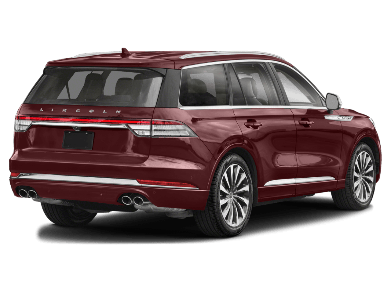 2022 Lincoln Aviator Black Label Grand Touring - Rear 3/4, facing to the right