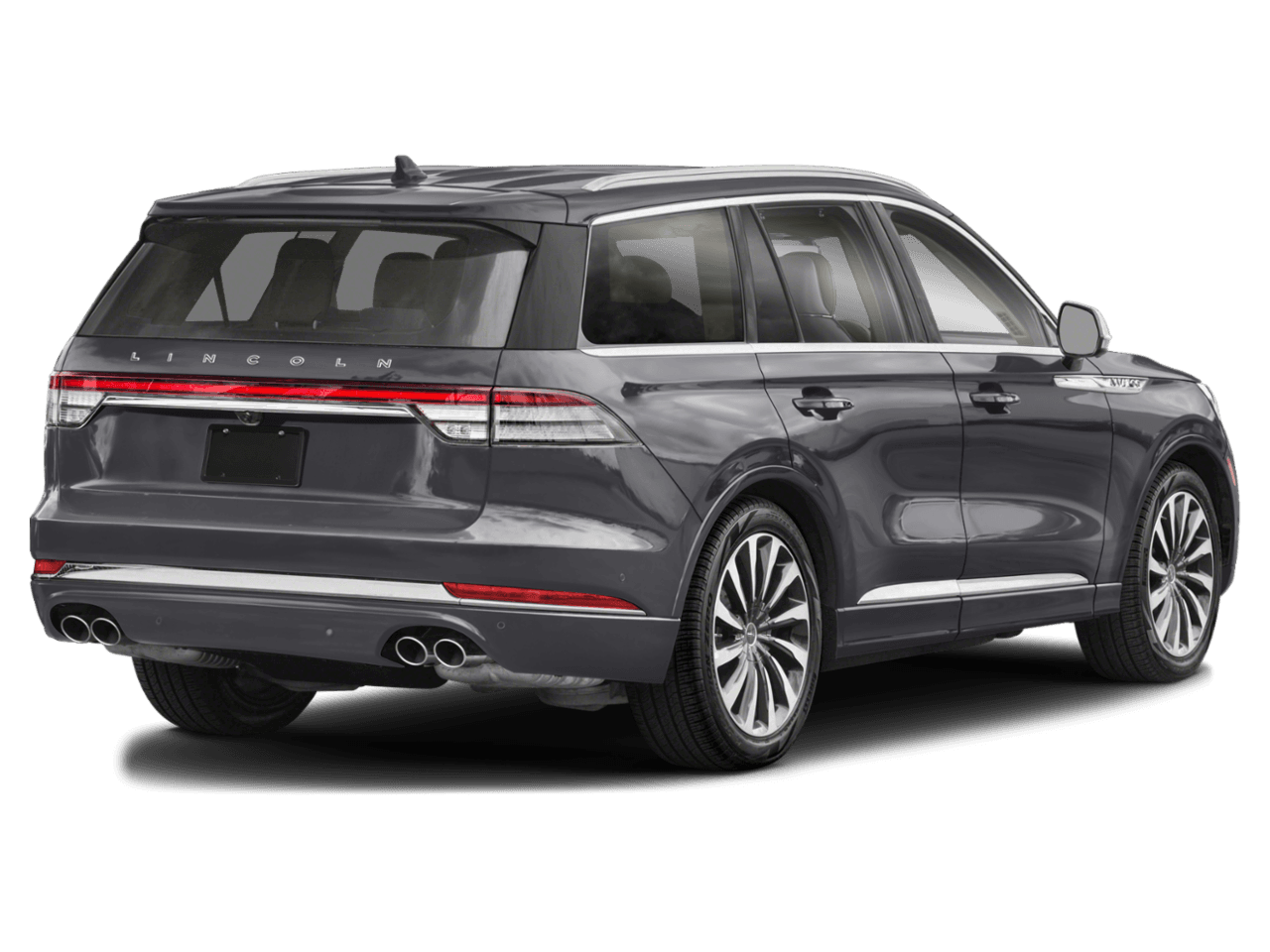 2022 Lincoln Aviator Black Label Grand Touring - Rear 3/4, facing to the right