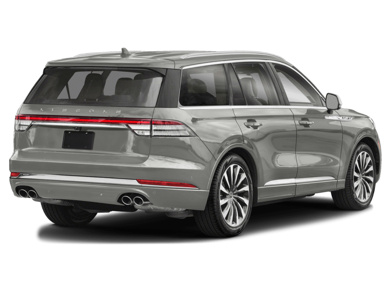 2022 Lincoln Aviator Black Label Grand Touring - Rear 3/4, facing to the right
