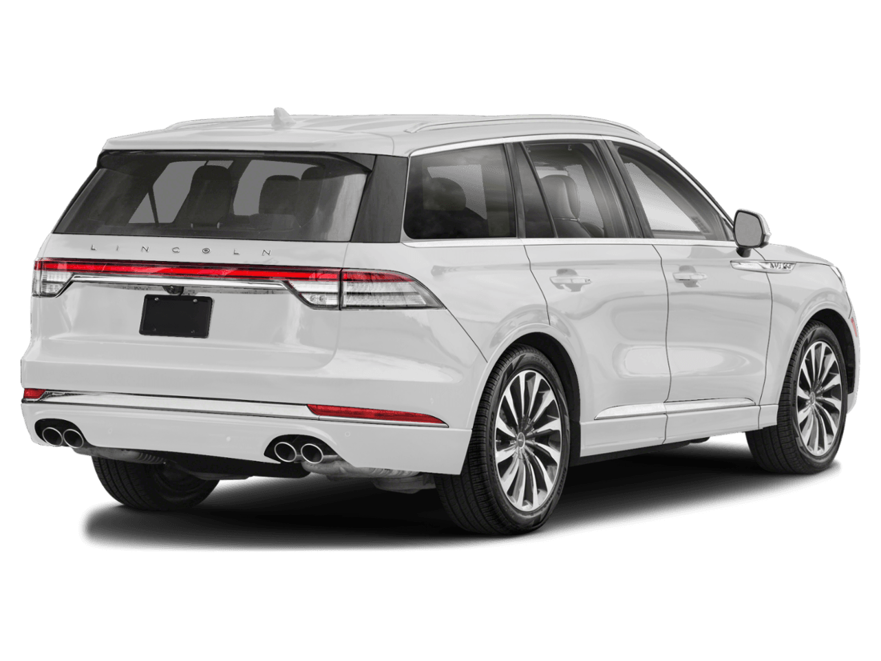 2022 Lincoln Aviator Black Label Grand Touring - Rear 3/4, facing to the right