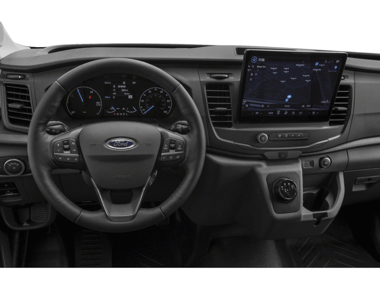 2022 Ford E-Transit Cargo Van  - Interior Drivers Dash