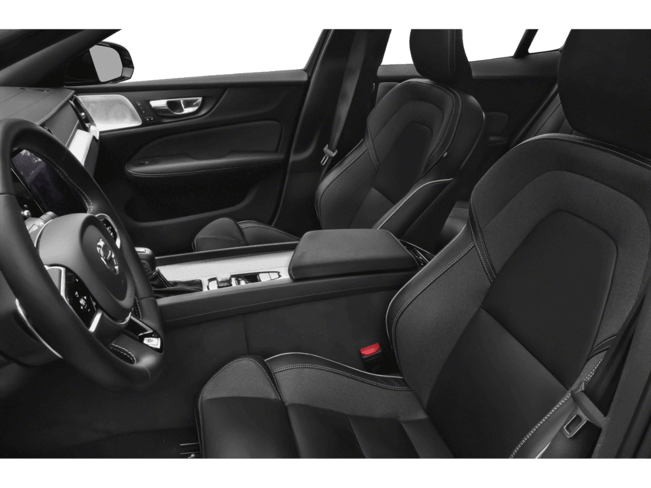 2022 Volvo S60 R-Design - Interior Driver's Side with Door Open, Front Seat Feature