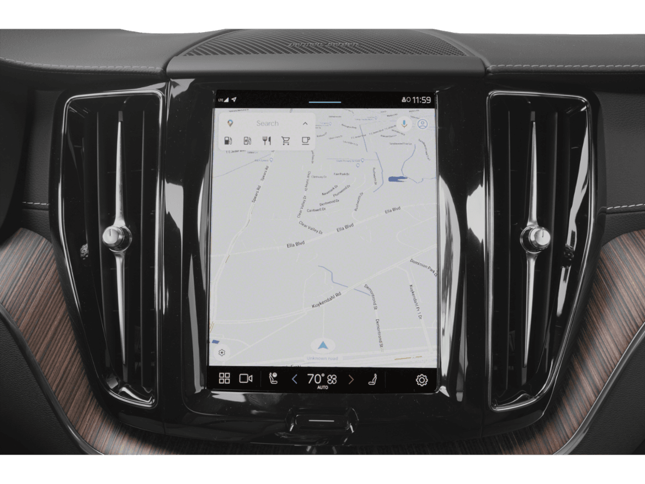 2022 Volvo XC60 Recharge Inscription Expression - Interior Navigation System