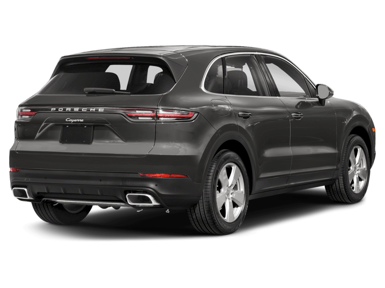 2022 Porsche Cayenne S - Rear 3/4, facing to the right