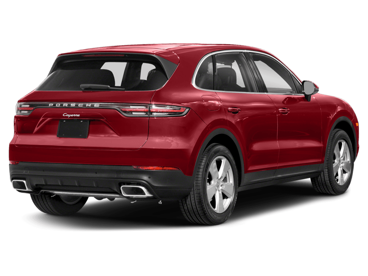 2022 Porsche Cayenne S - Rear 3/4, facing to the right