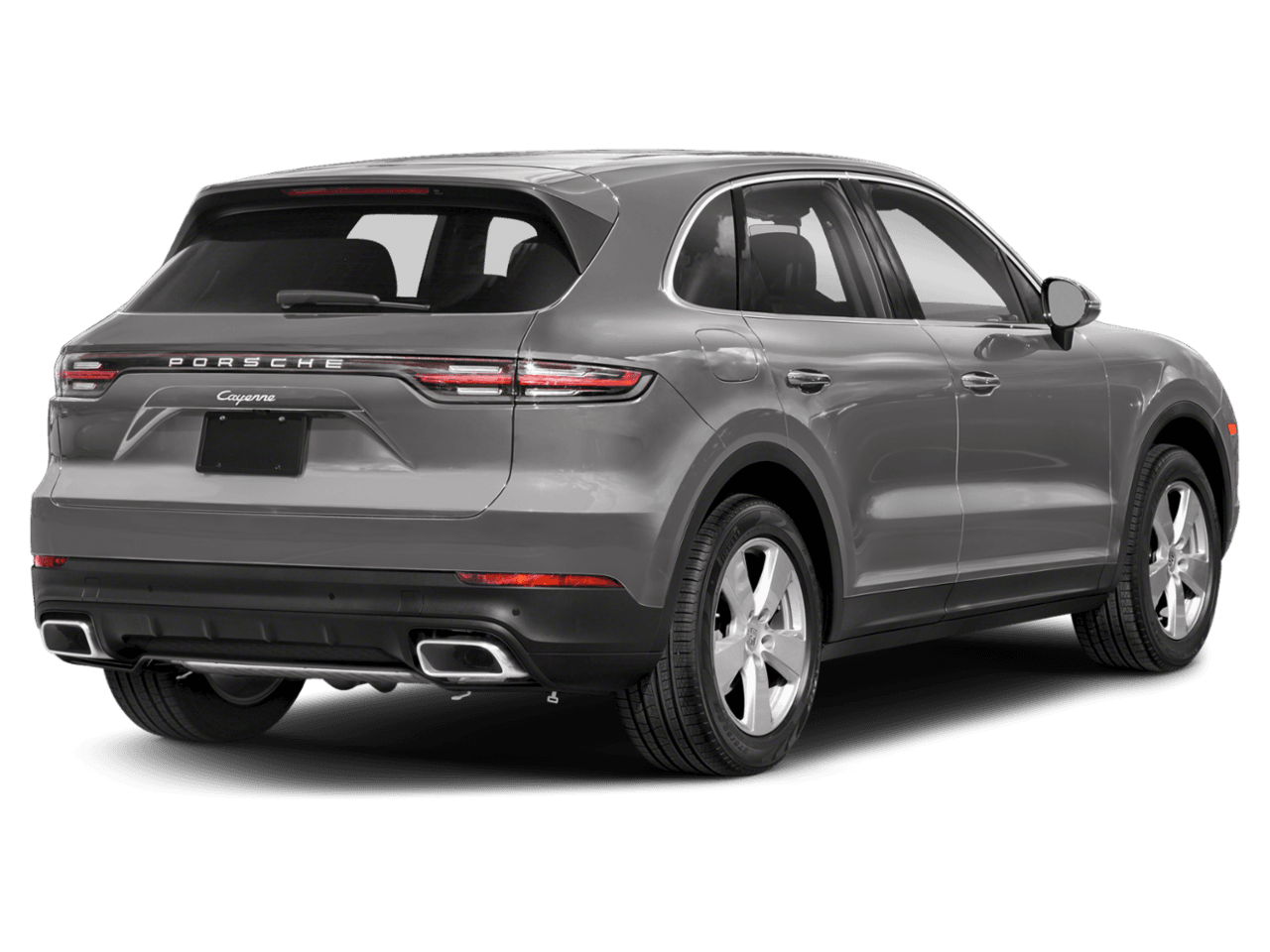 2022 Porsche Cayenne Turbo - Rear 3/4, facing to the right