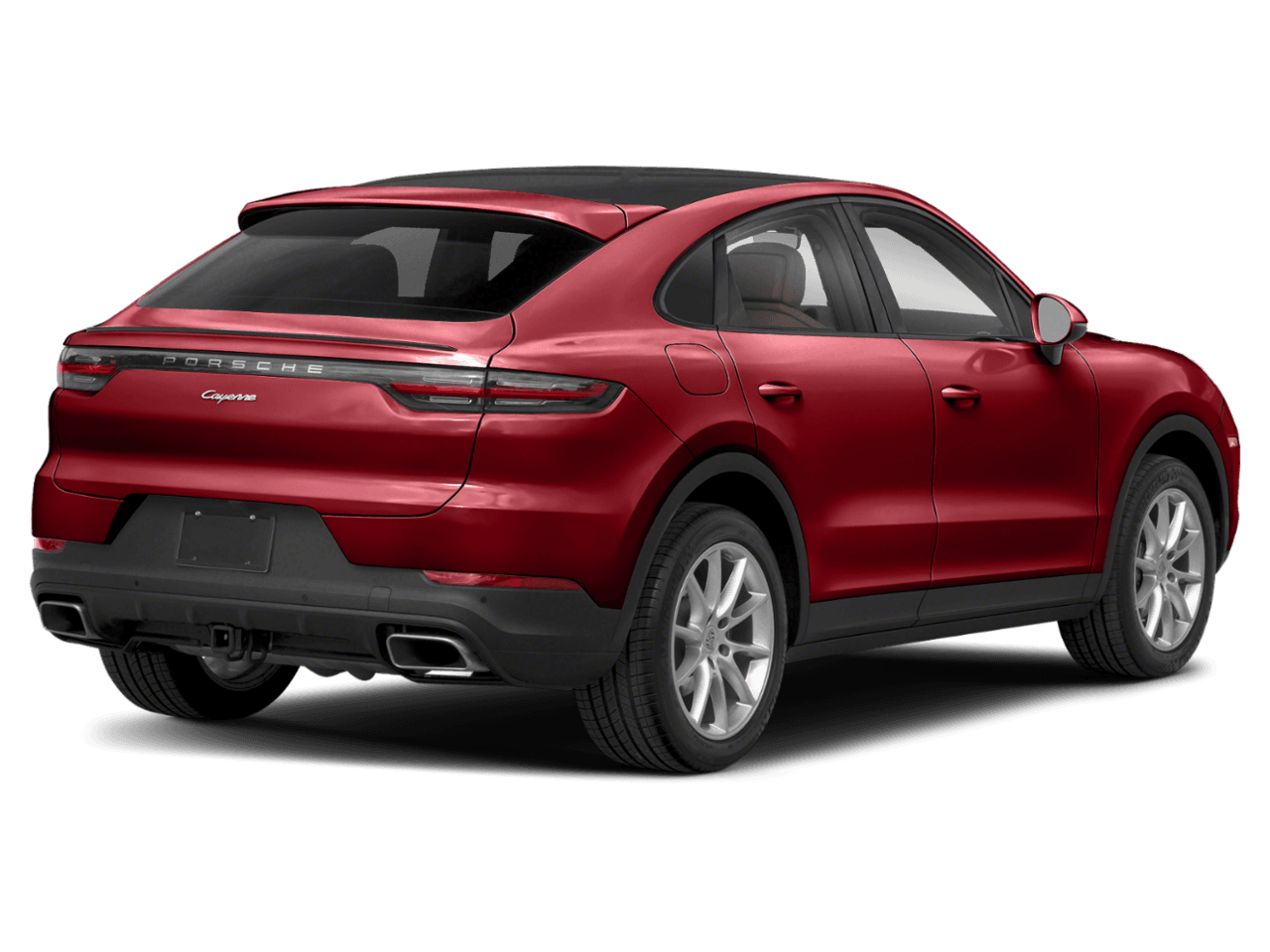2022 Porsche Cayenne Turbo - Rear 3/4, facing to the right