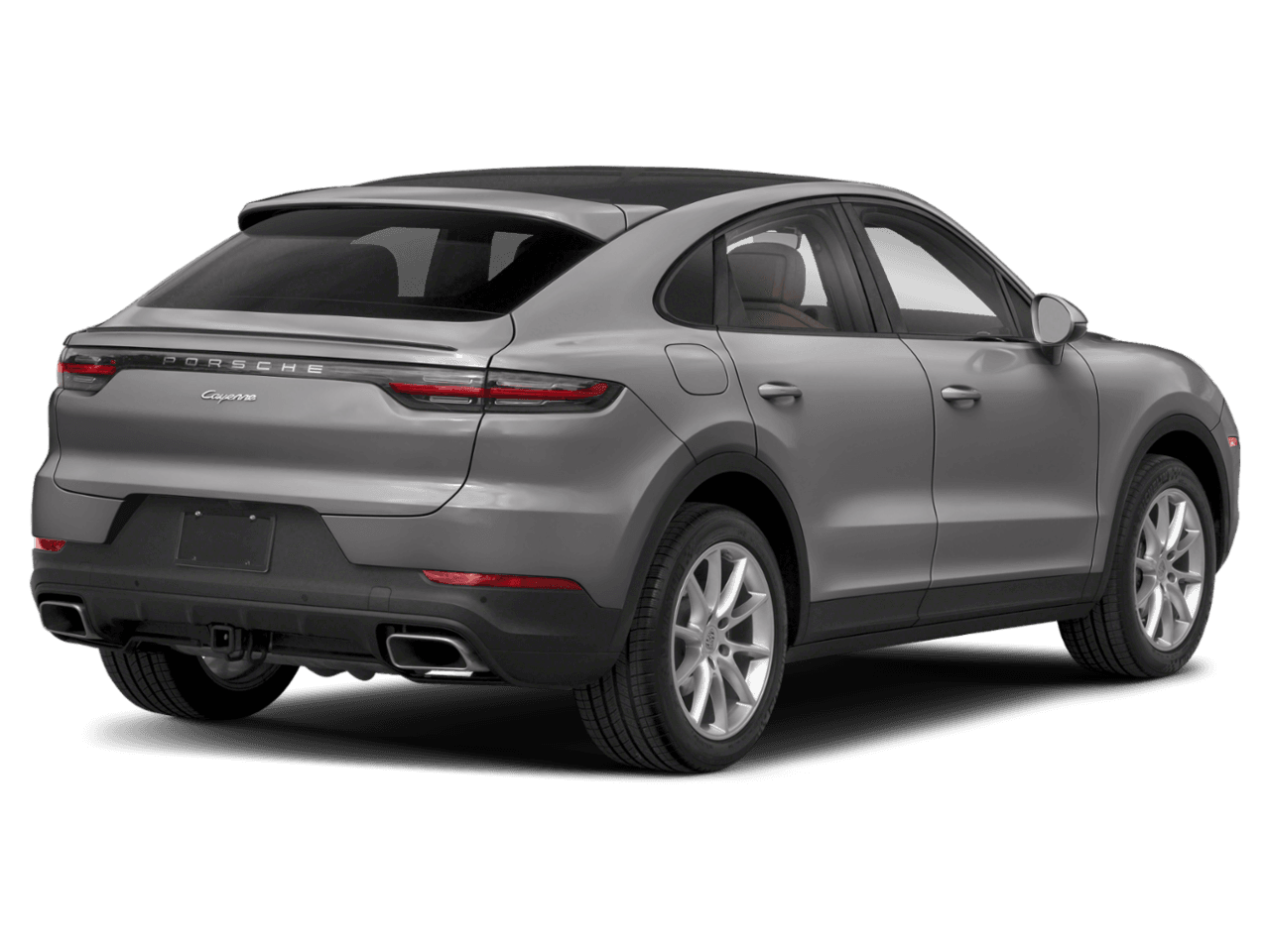 2022 Porsche Cayenne Turbo - Rear 3/4, facing to the right