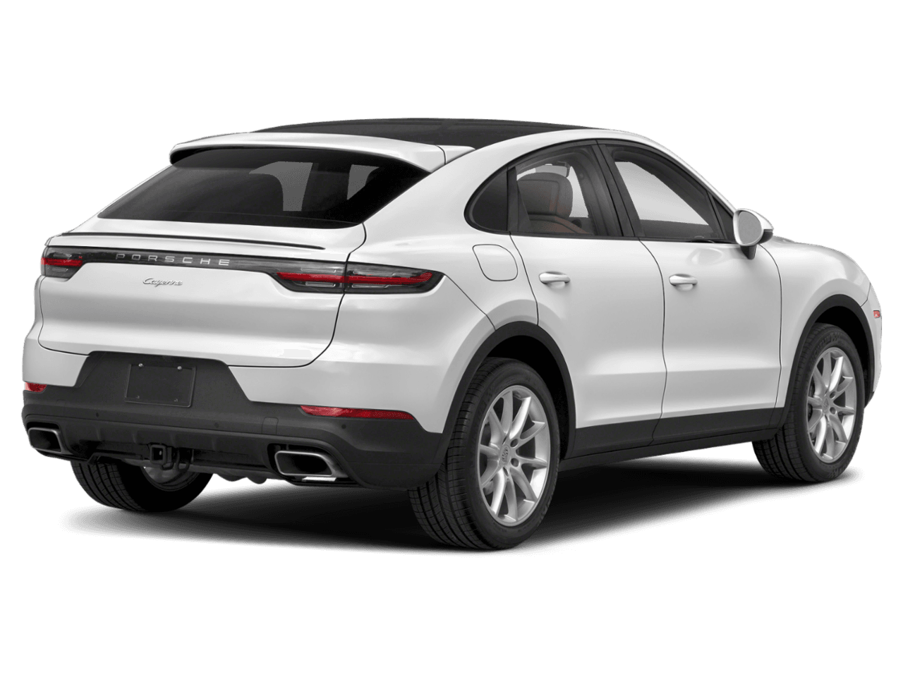 2022 Porsche Cayenne Turbo - Rear 3/4, facing to the right