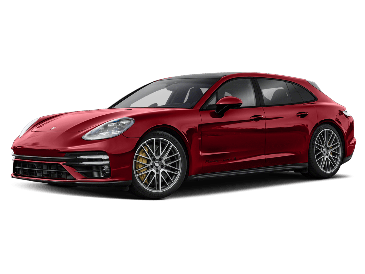 2022 Porsche Panamera 4 - Front 3/4, facing to the left