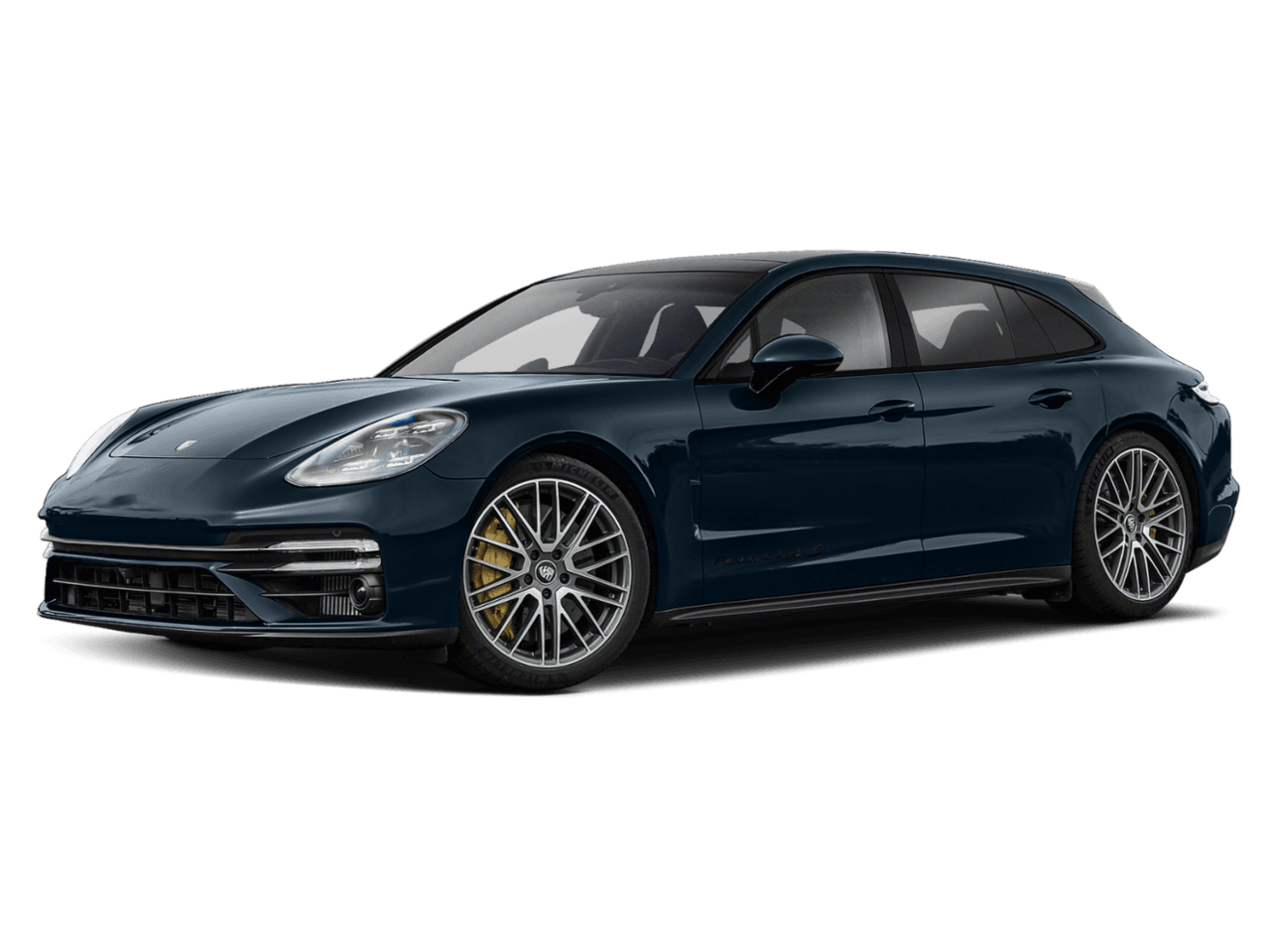 2022 Porsche Panamera Turbo S - Front 3/4, facing to the left