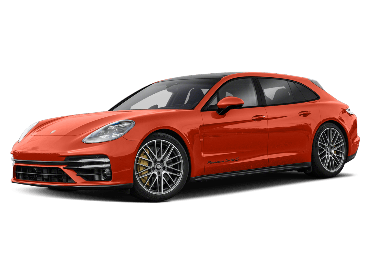 2022 Porsche Panamera Turbo S - Front 3/4, facing to the left