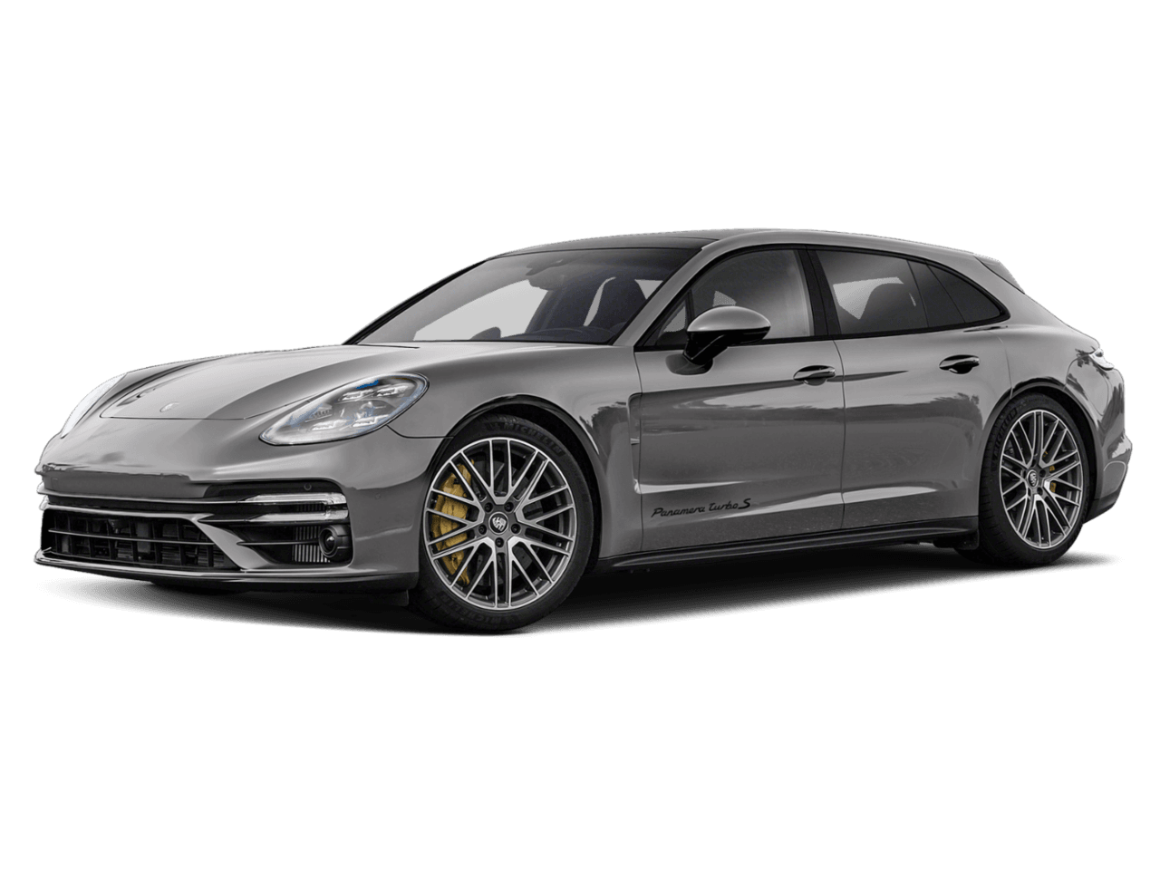2022 Porsche Panamera Turbo S - Front 3/4, facing to the left