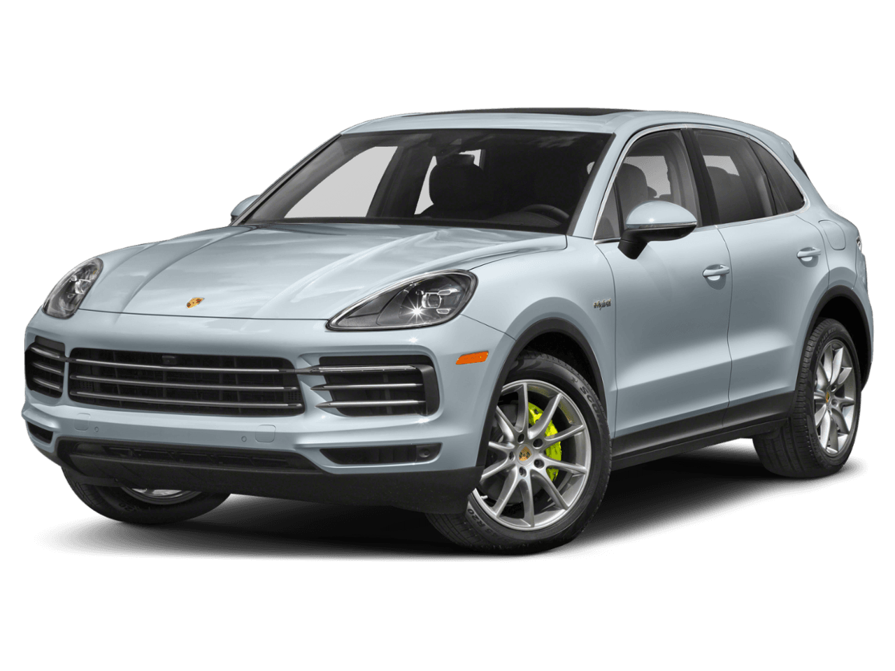2022 Porsche Cayenne E-Hybrid - Front 3/4, facing to the left