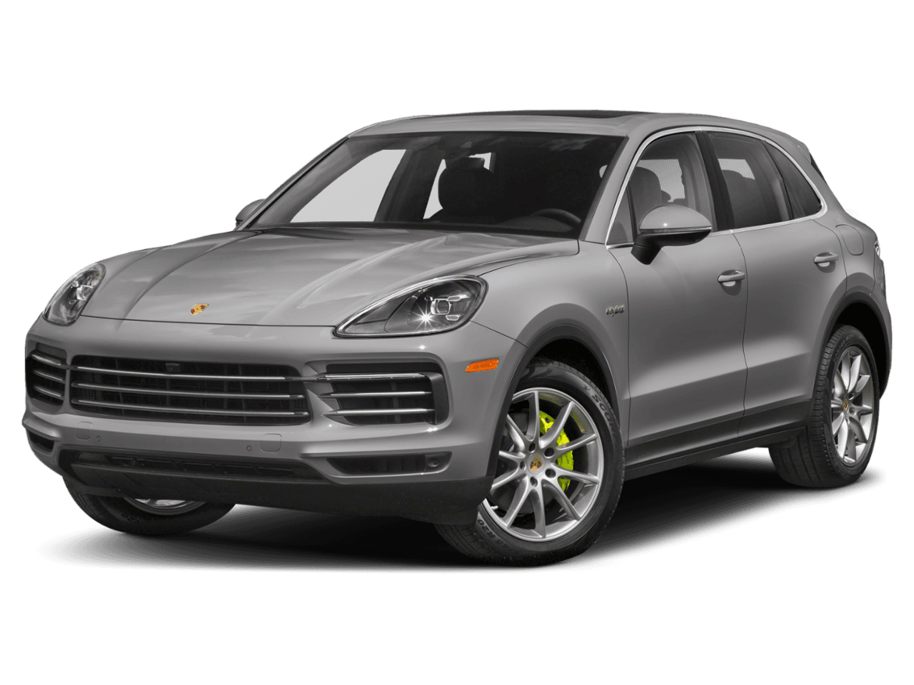 2022 Porsche Cayenne E-Hybrid - Front 3/4, facing to the left