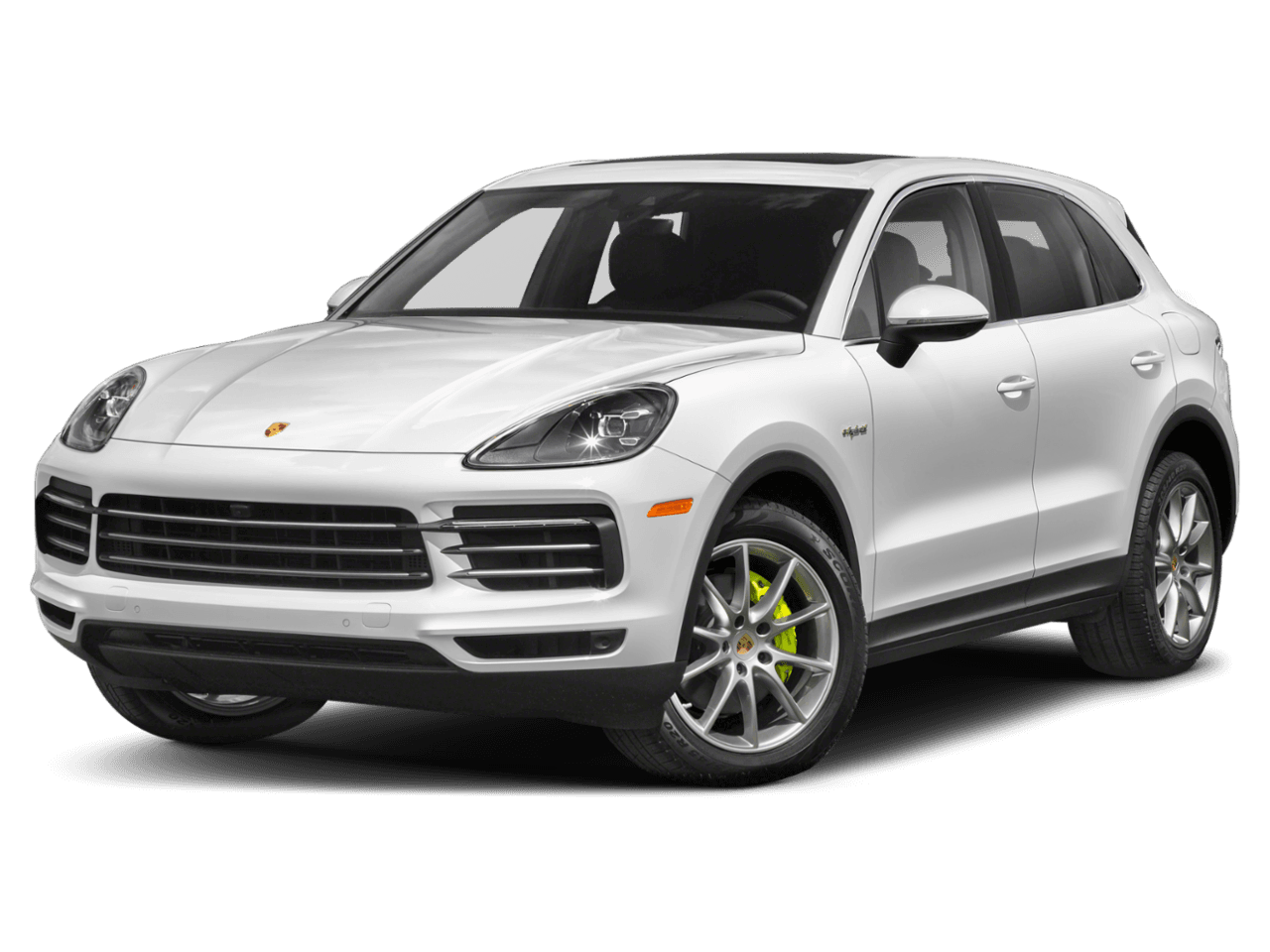 2022 Porsche Cayenne E-Hybrid - Front 3/4, facing to the left