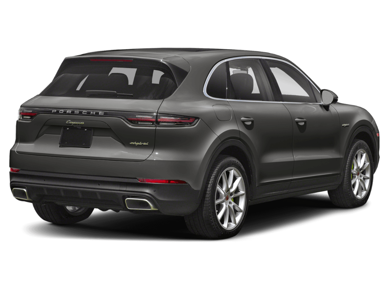 2022 Porsche Cayenne E-Hybrid - Rear 3/4, facing to the right