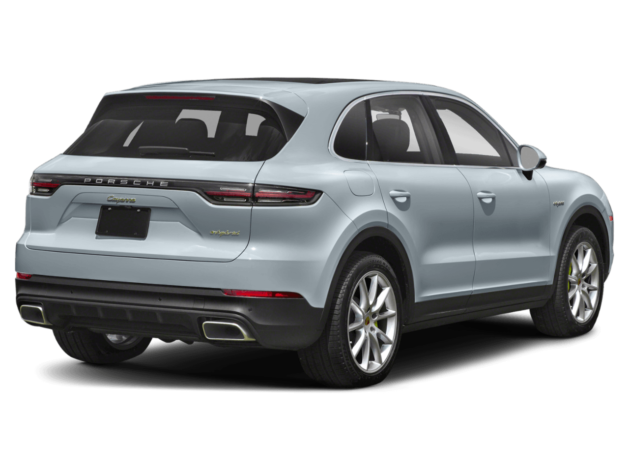 2022 Porsche Cayenne E-Hybrid - Rear 3/4, facing to the right
