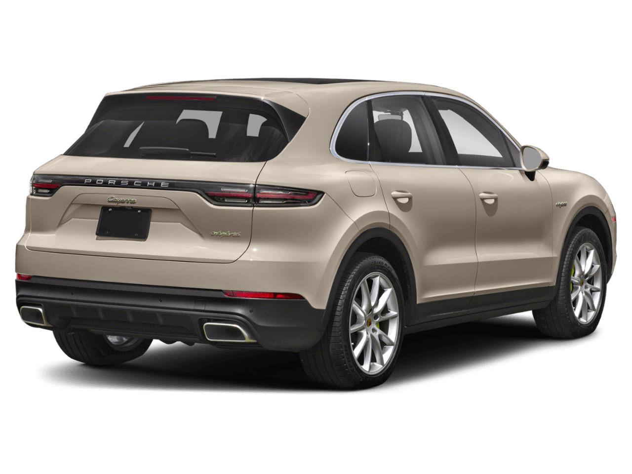 2022 Porsche Cayenne E-Hybrid - Rear 3/4, facing to the right