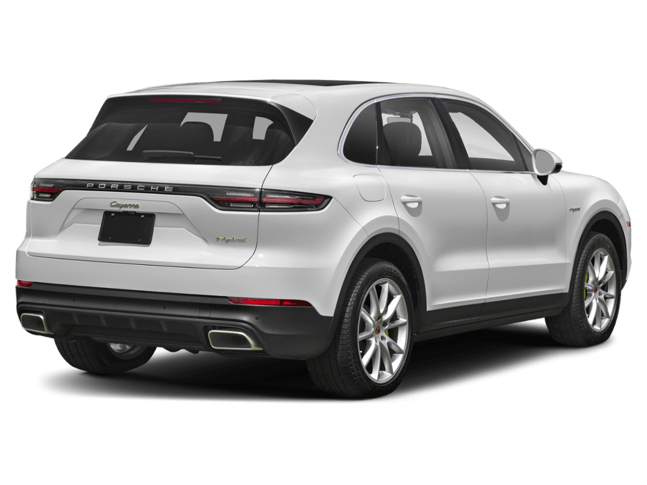2022 Porsche Cayenne E-Hybrid - Rear 3/4, facing to the right