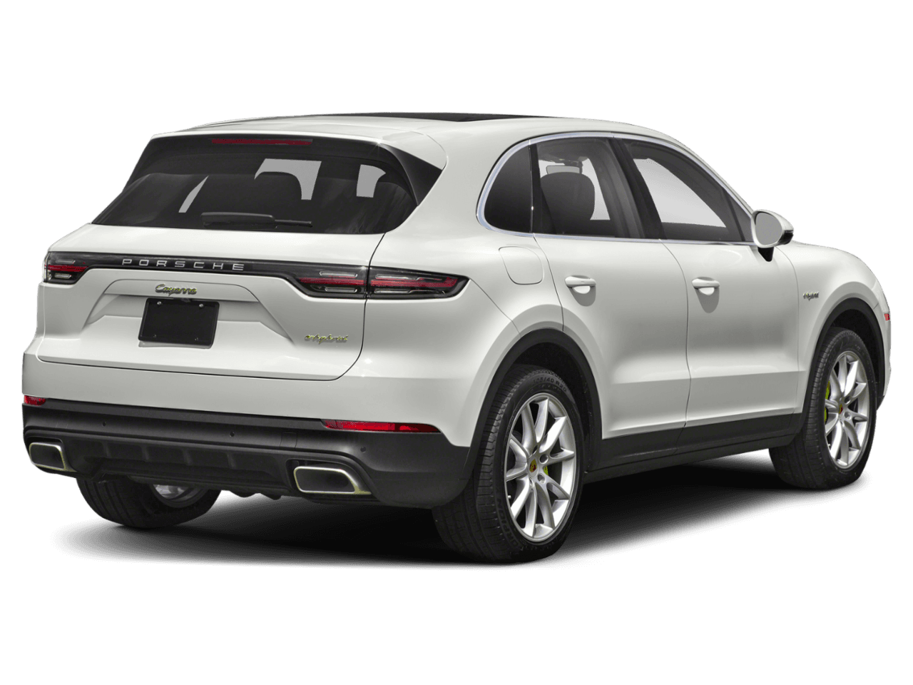 2022 Porsche Cayenne E-Hybrid - Rear 3/4, facing to the right