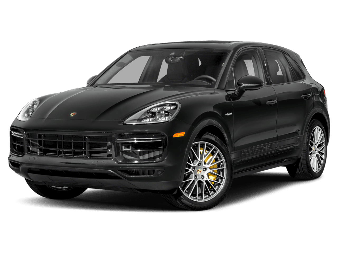 2022 Porsche Cayenne Turbo S E-Hybrid - Front 3/4, facing to the left