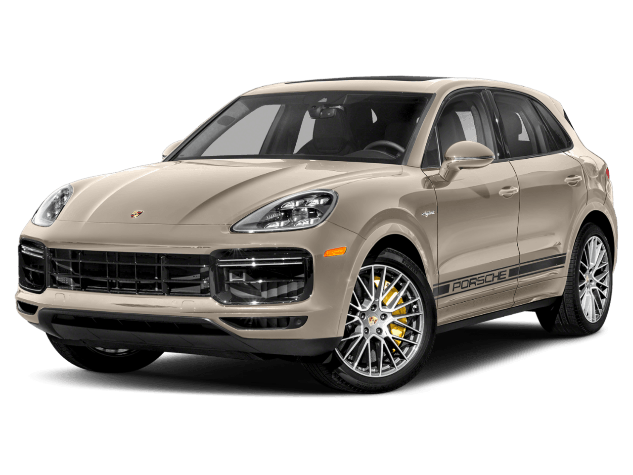 2022 Porsche Cayenne Turbo S E-Hybrid - Front 3/4, facing to the left