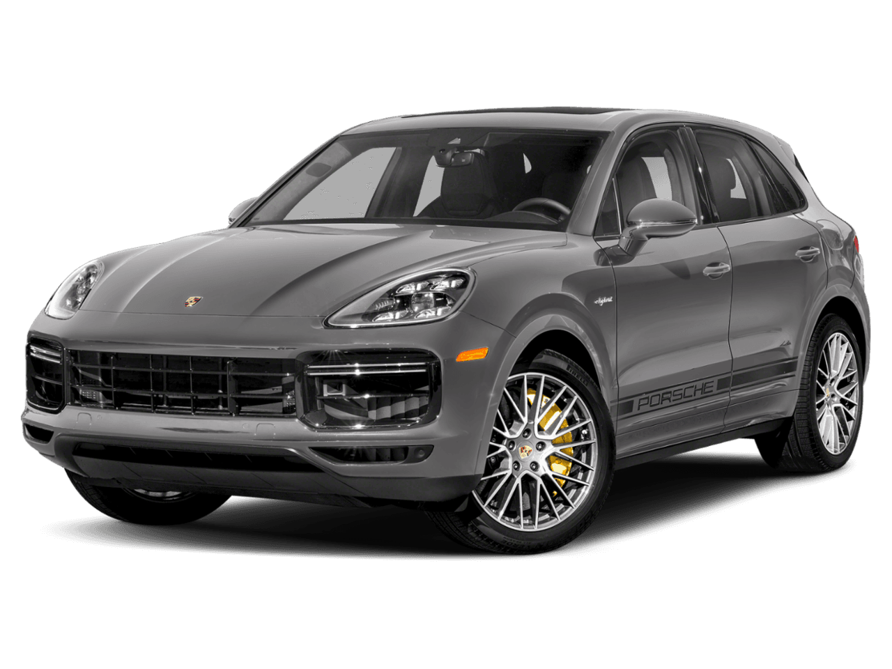 2022 Porsche Cayenne Turbo S E-Hybrid - Front 3/4, facing to the left