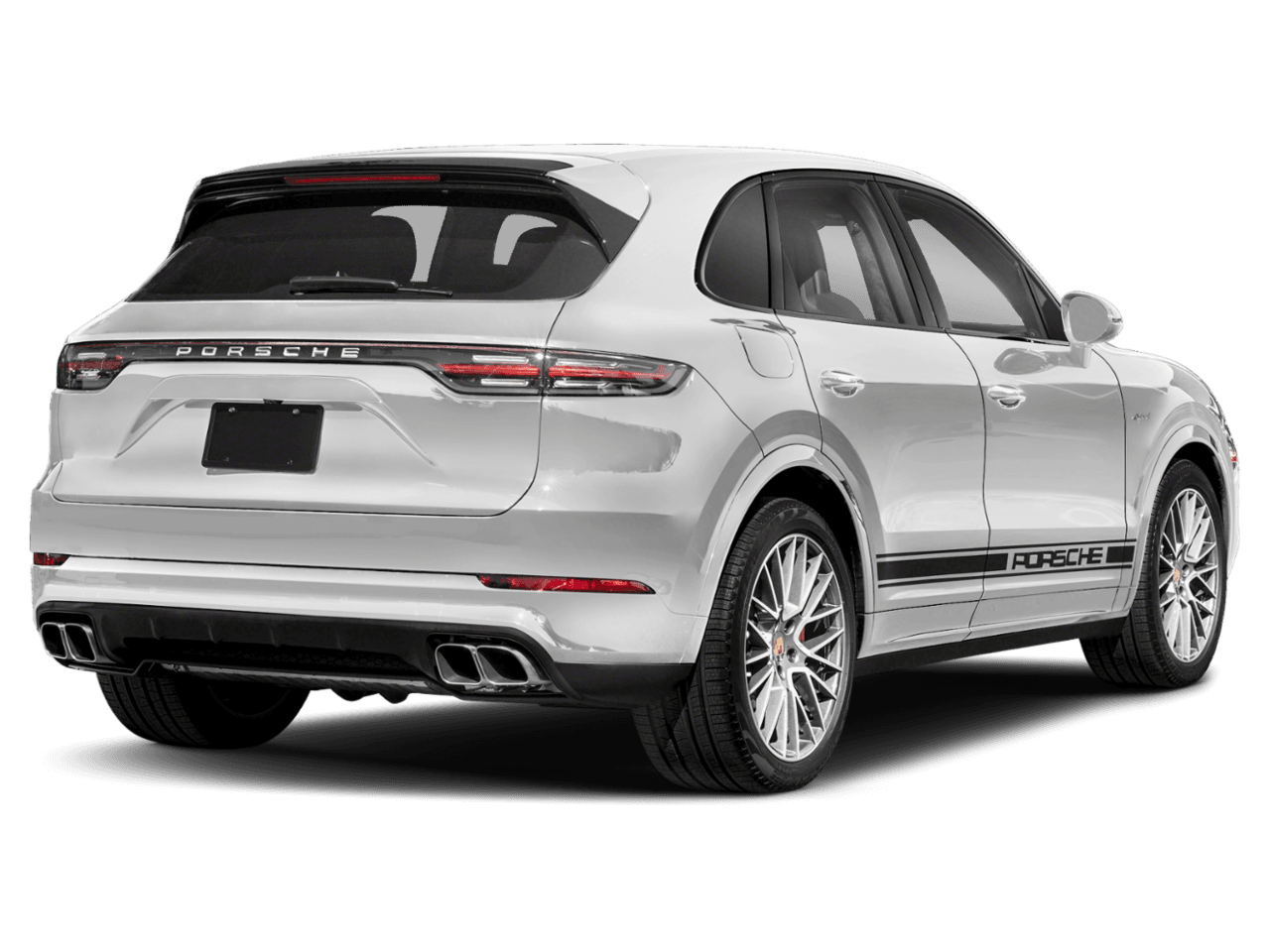 2022 Porsche Cayenne Turbo S E-Hybrid - Rear 3/4, facing to the right