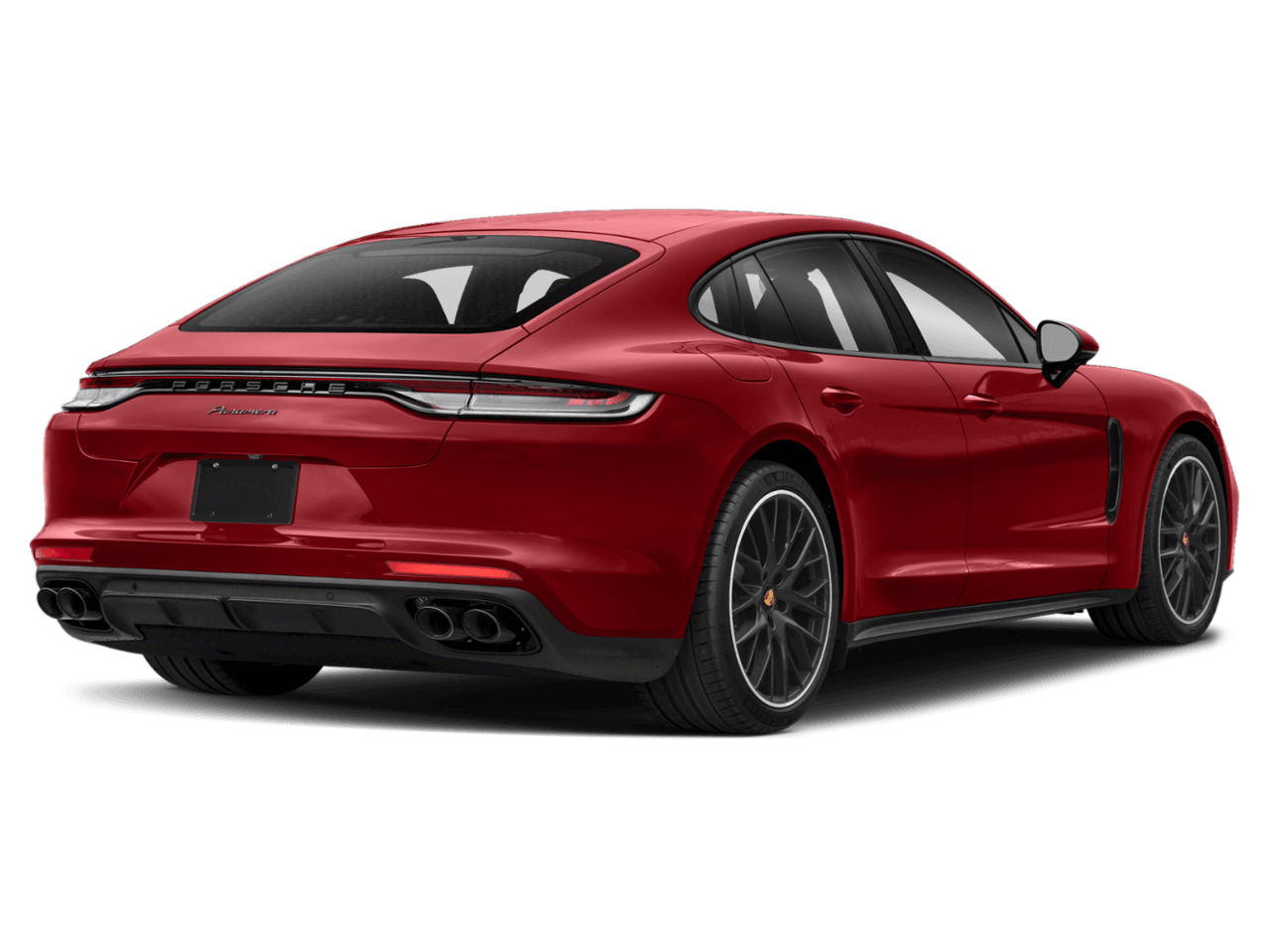 2022 Porsche Panamera Turbo S Executive - Rear 3/4, facing to the right