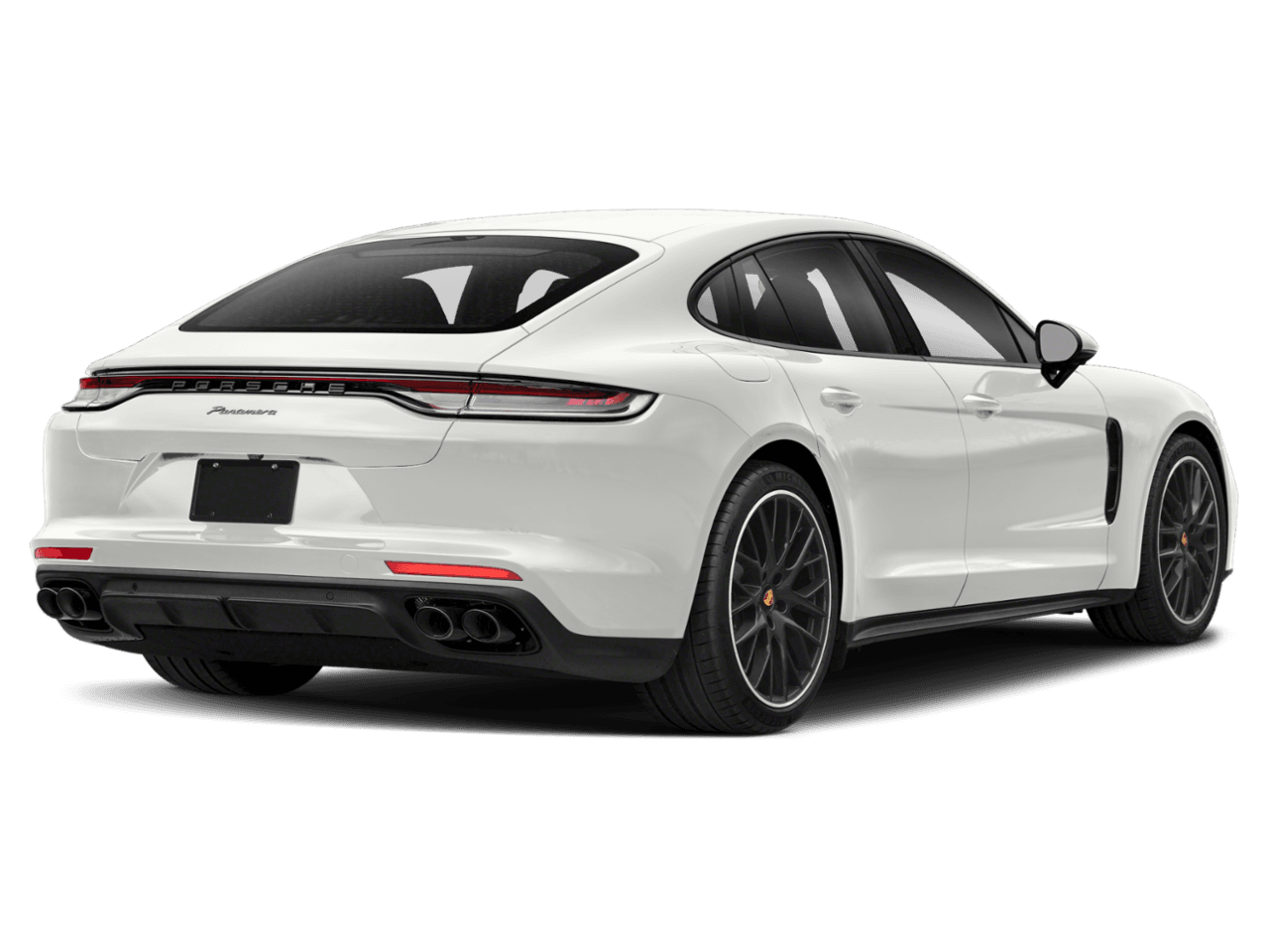2022 Porsche Panamera Turbo S Executive - Rear 3/4, facing to the right