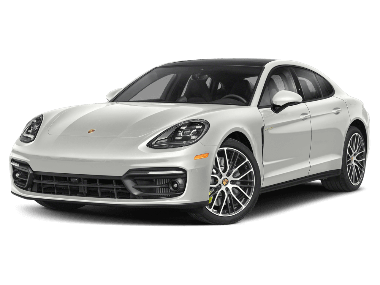 2022 Porsche Panamera 4 E-Hybrid - Front 3/4, facing to the left