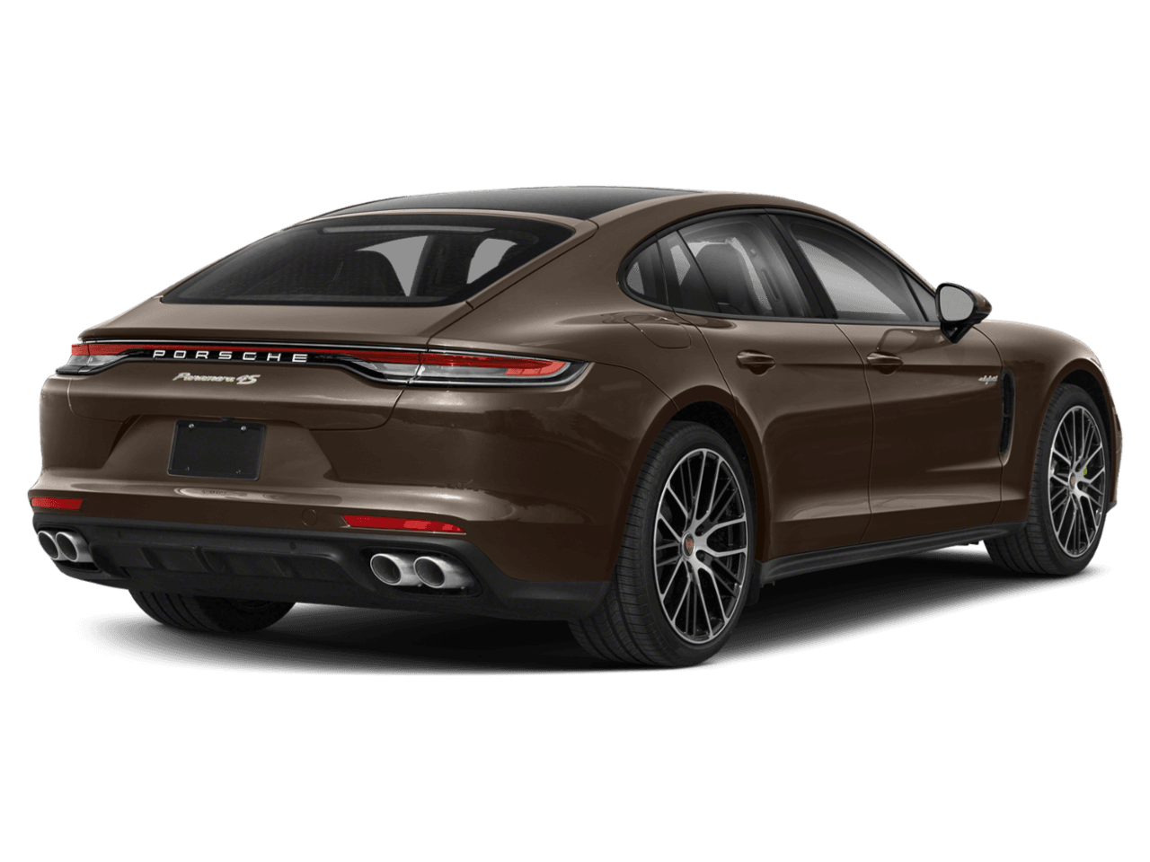 2022 Porsche Panamera 4 E-Hybrid - Rear 3/4, facing to the right