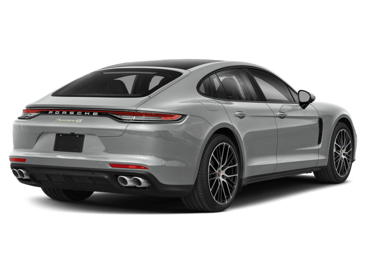 2022 Porsche Panamera 4 E-Hybrid - Rear 3/4, facing to the right