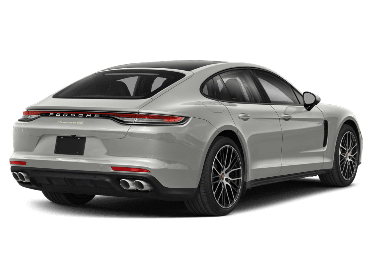 2022 Porsche Panamera 4 E-Hybrid - Rear 3/4, facing to the right