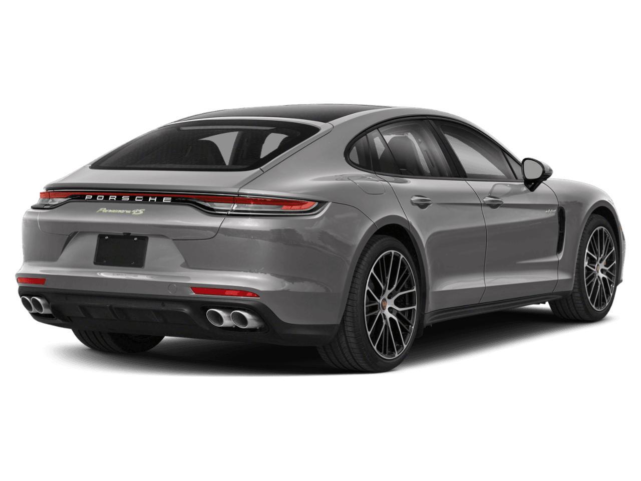 2022 Porsche Panamera 4 E-Hybrid - Rear 3/4, facing to the right