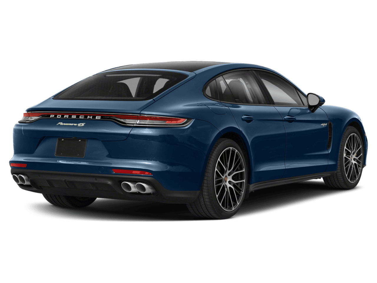 2022 Porsche Panamera 4S E-Hybrid Executive - Rear 3/4, facing to the right