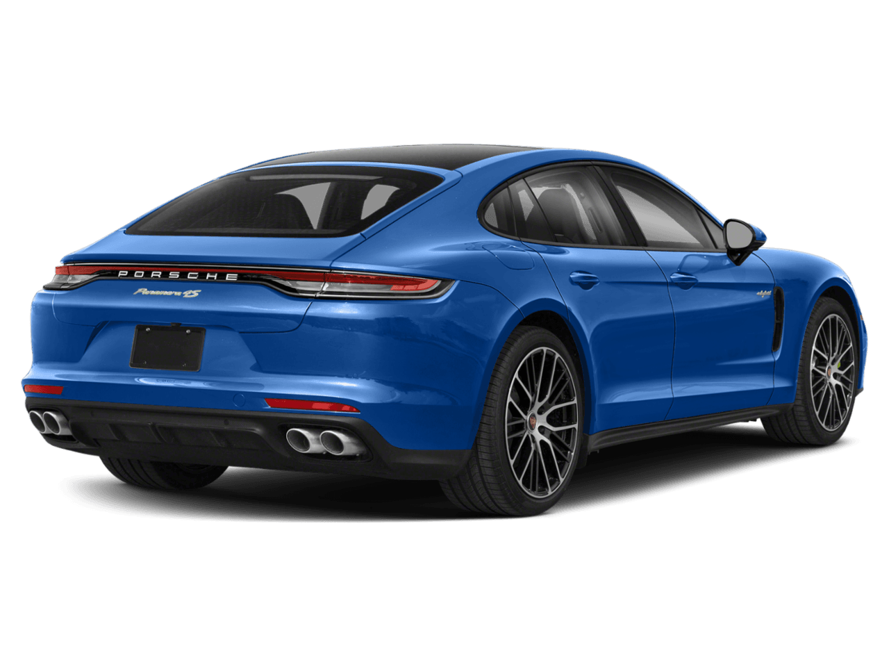 2022 Porsche Panamera Turbo S E-Hybrid - Rear 3/4, facing to the right